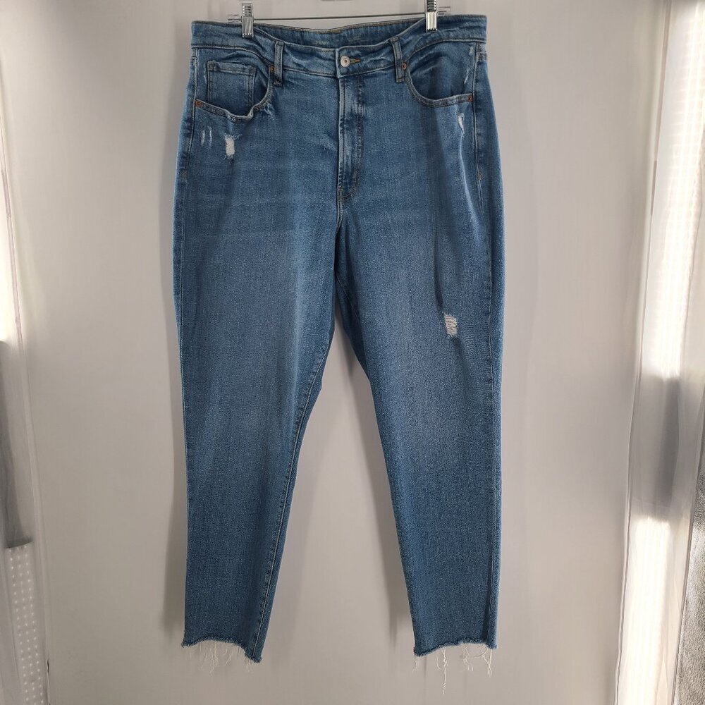 Women's‎ Old Navy High Rise O.G. Straight Secret Smooth Pockets Jeans Size 18 - Picture 2 of 8